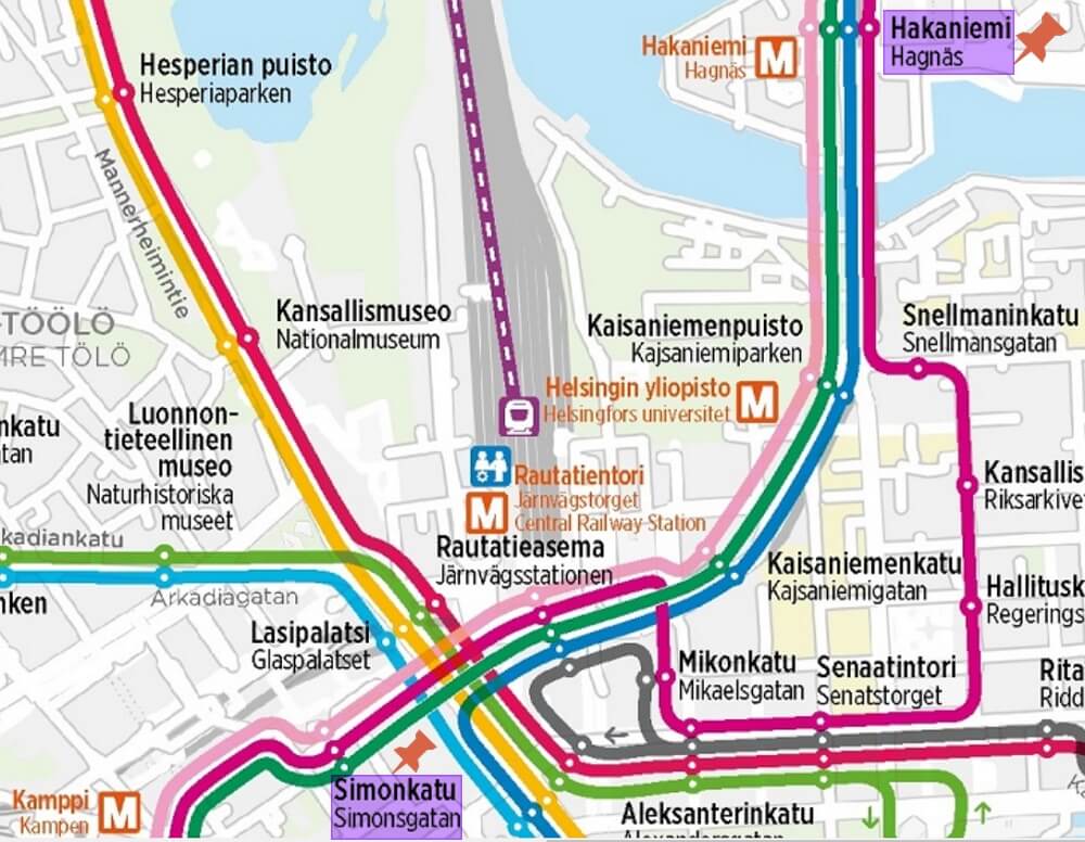 7號電車Hakaniemi→Simonkatu