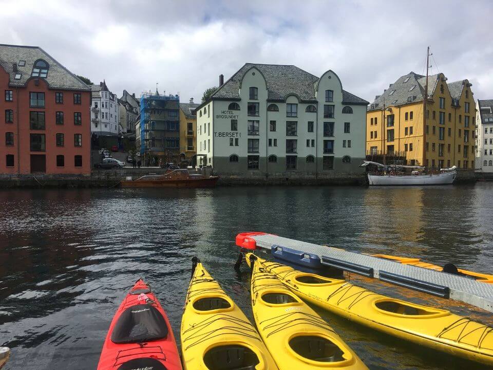 挪威Alesund kayak