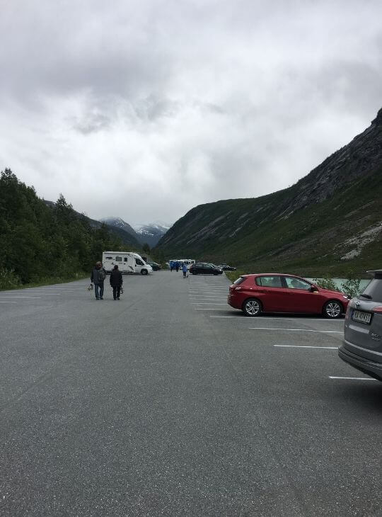 挪威Nigardsbreen停車場