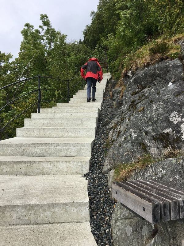 挪威奧勒松 Fjellstua階梯