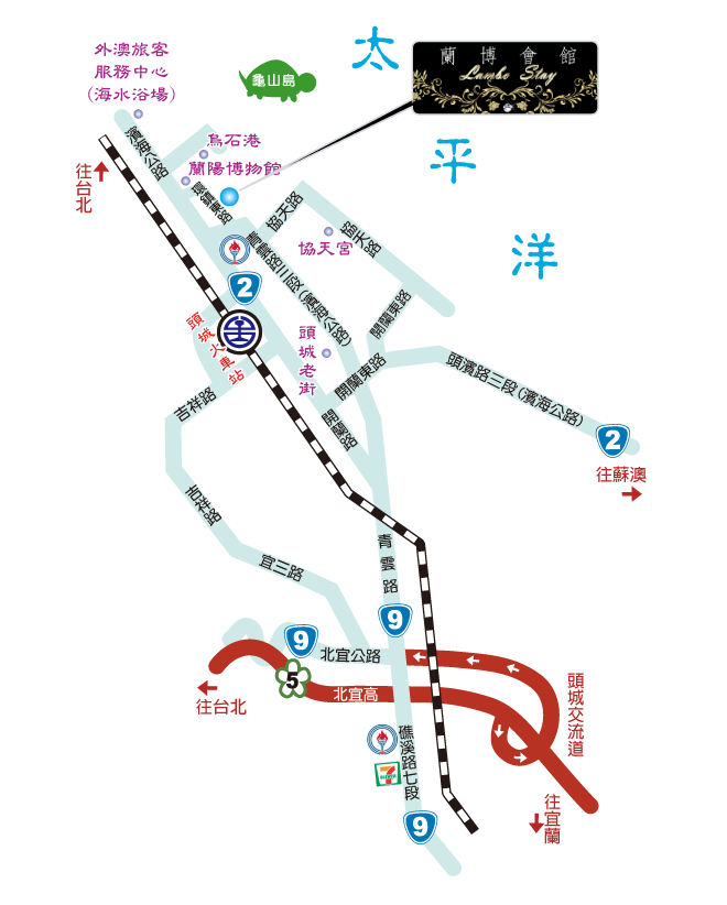 蘭博會館地圖