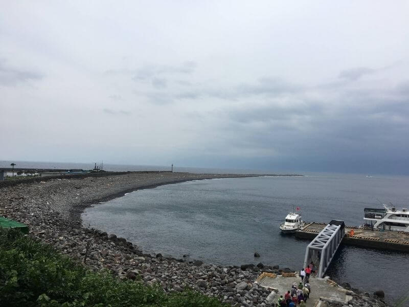 龜山島返程旅客