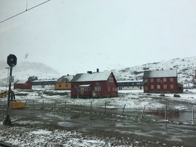 挪威火車雪景風情3