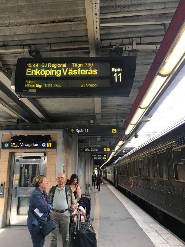 瑞典中央車站月台資訊