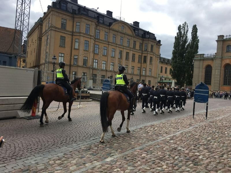 瑞典舊城區皇宮衛兵交接